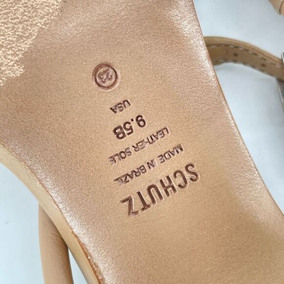 Schutz MilaâGlam Heels 9.5 â Rhinestone Bow, 4â Heel, Ankle Strap, Square Toe - Picture 11 of 17